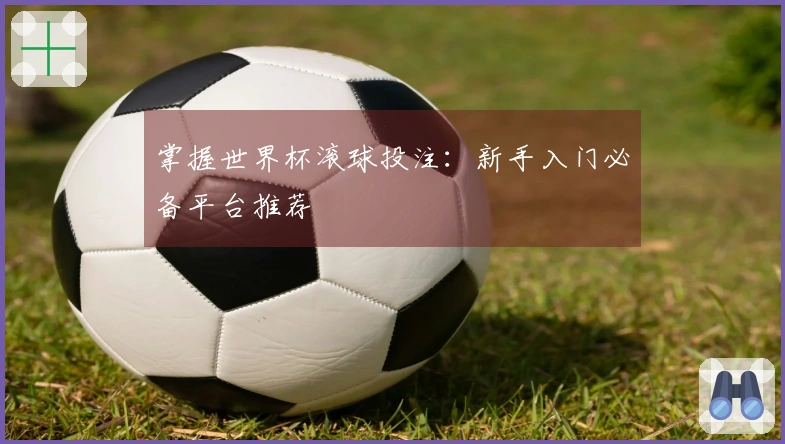 掌握世界杯滚球投注：新手入门必备平台推荐